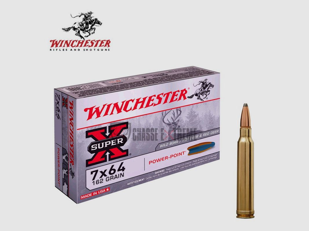 20 nabojów WINCHESTER kal 7X64 162gr Power Point