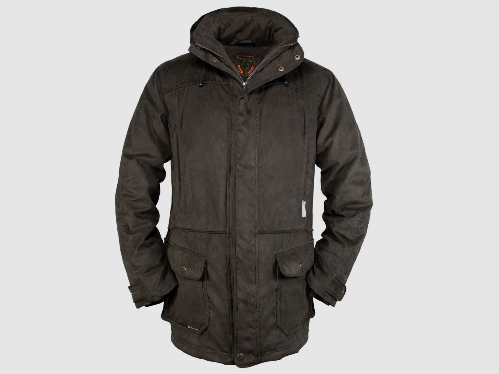 Hubertus Jacke Climashield Schwarzwald Olive-Braun