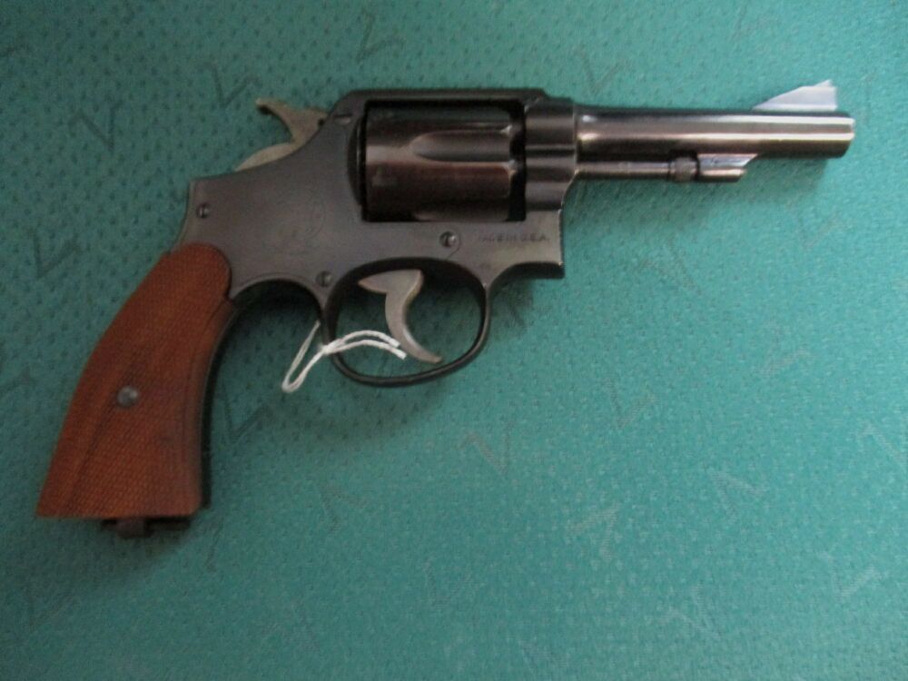Revovler Victory Modell, Smith & Wesson GHD Stempel brit. Beschuss M1905 modifiziert