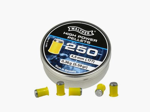 Śrut Walther High Power 4,5 mm op. 250 sztuk