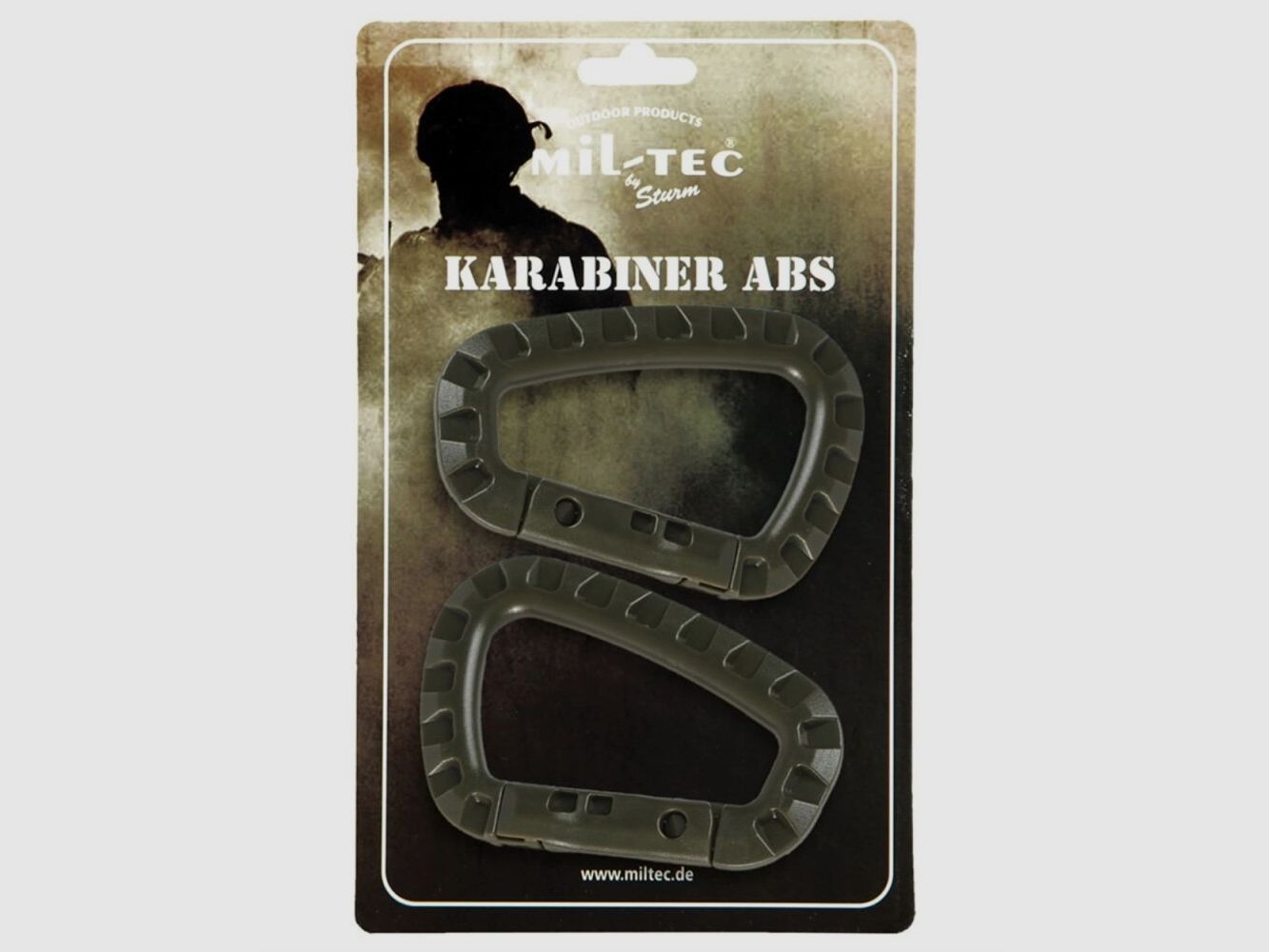 Tactical carbine ABS plastic 2-piece set olive