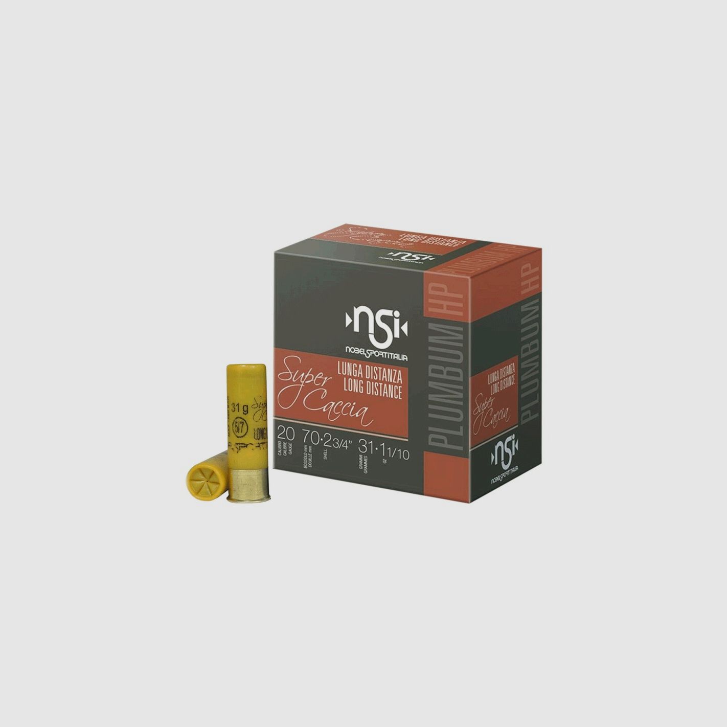Nobel Super Caccia LD cartridges cal. 20 70 31 g lead mix 5/7 25 pcs