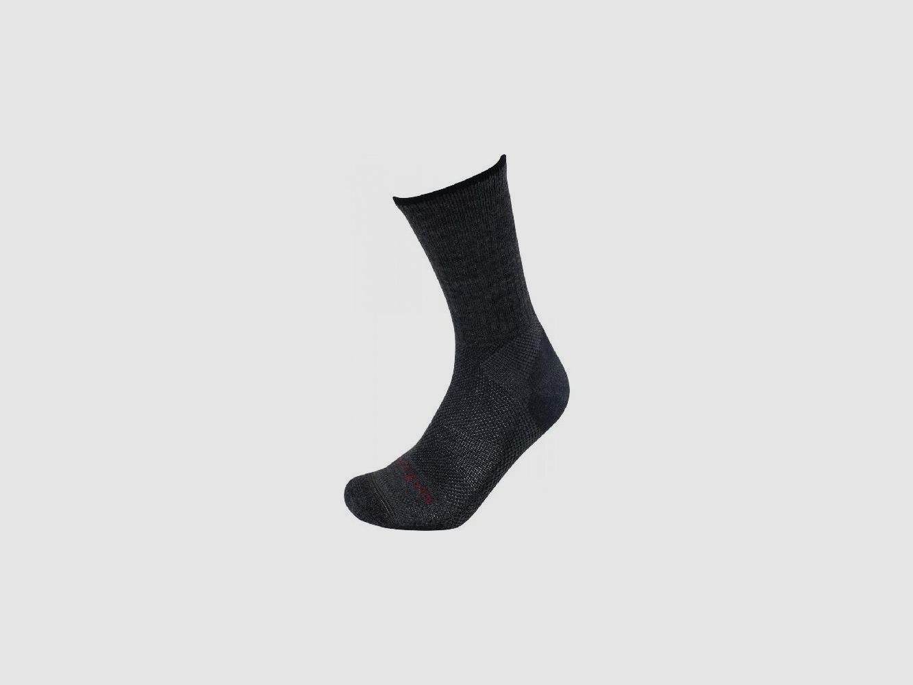 CALCETIN LORPEN T2W MERINO PAC NEGRO, imagen 2 de 2