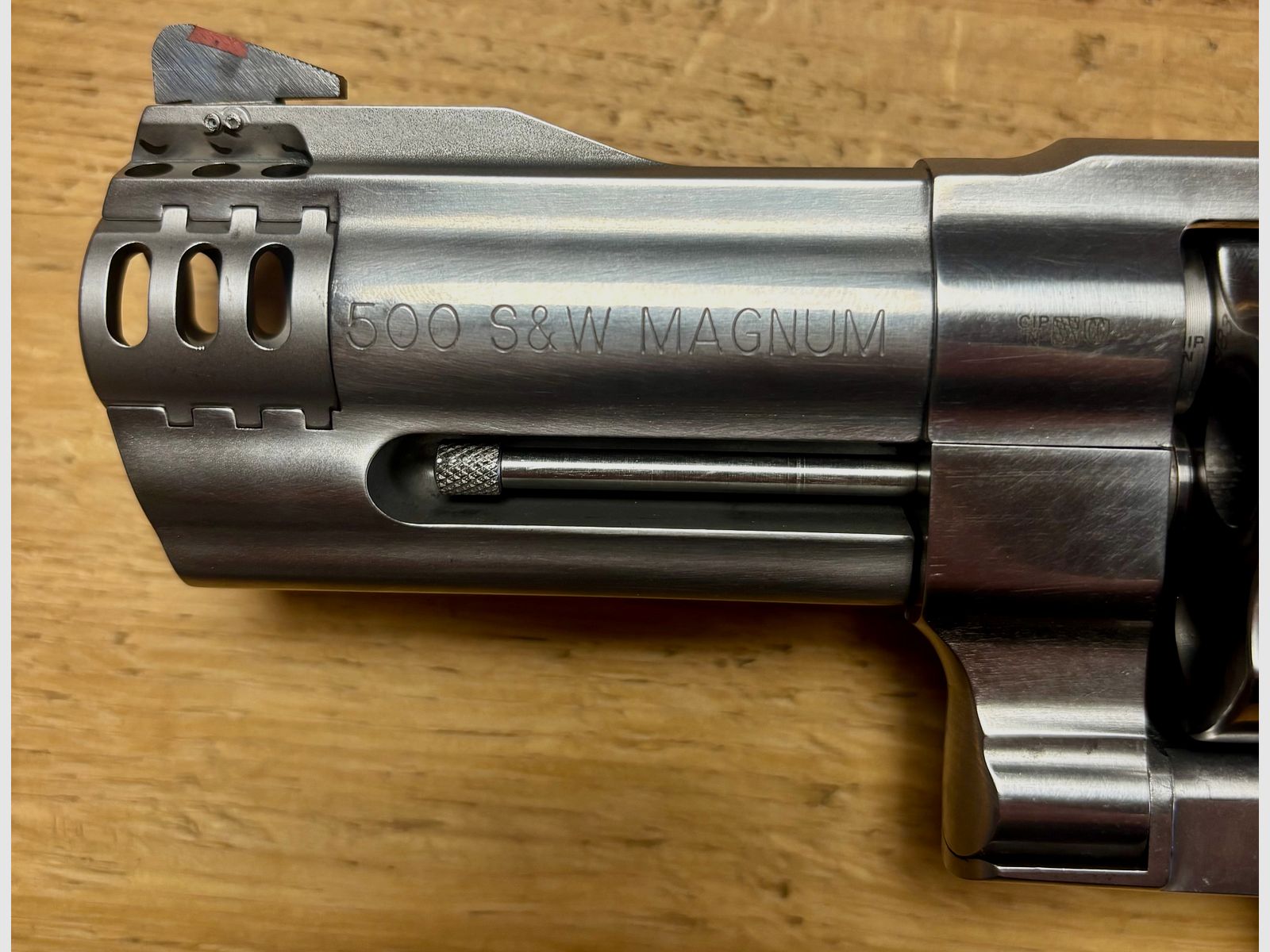 Smith & Wesson .500 Mag Compensatore  / 4 pollici / bassa pressione di tiro / X-Large Frame