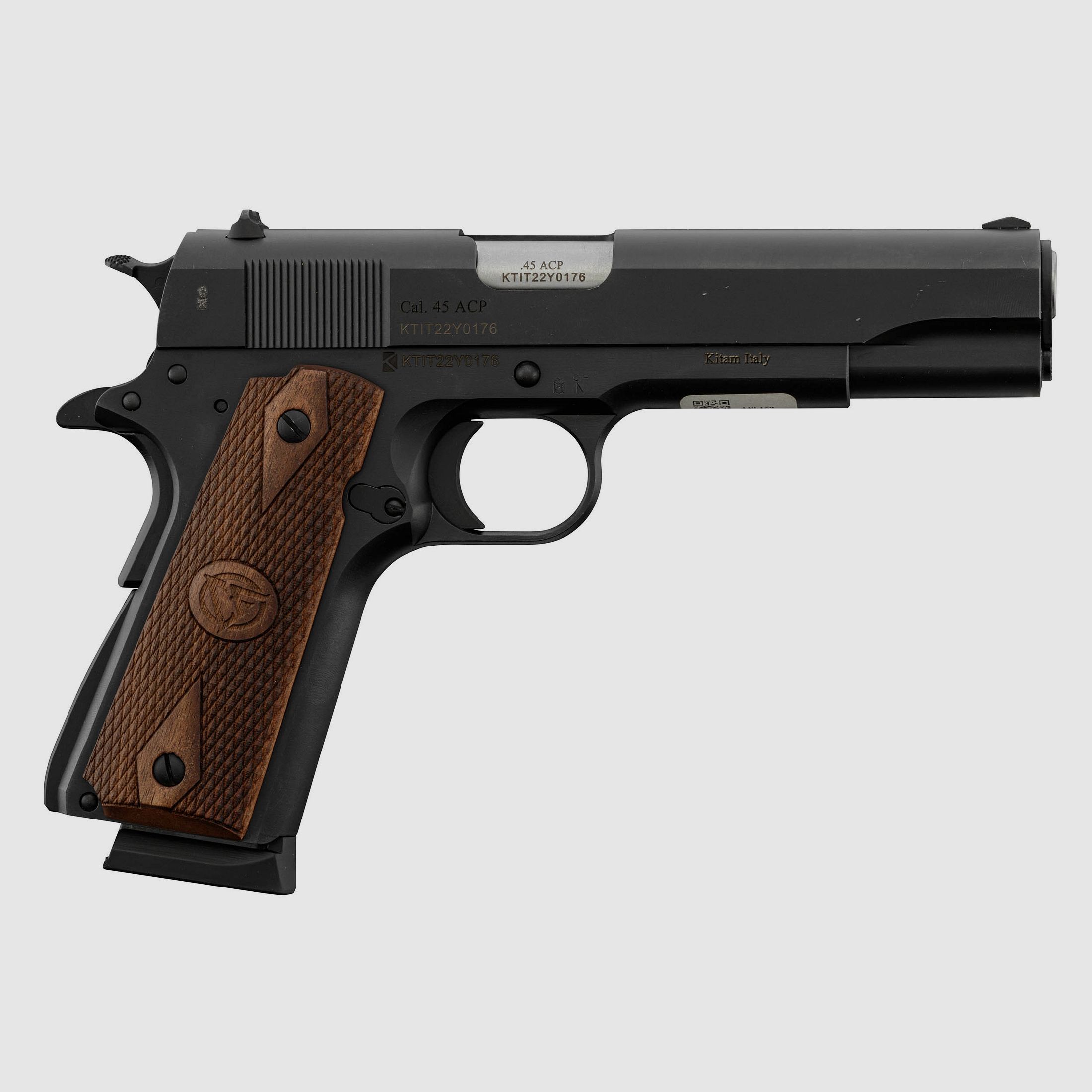 Chiappa – Pistole / 1911 Field Grade / .45ACP / 5 / 8+1 Schuss / Nussbaum-Holzgriff, Bild 1 von 2