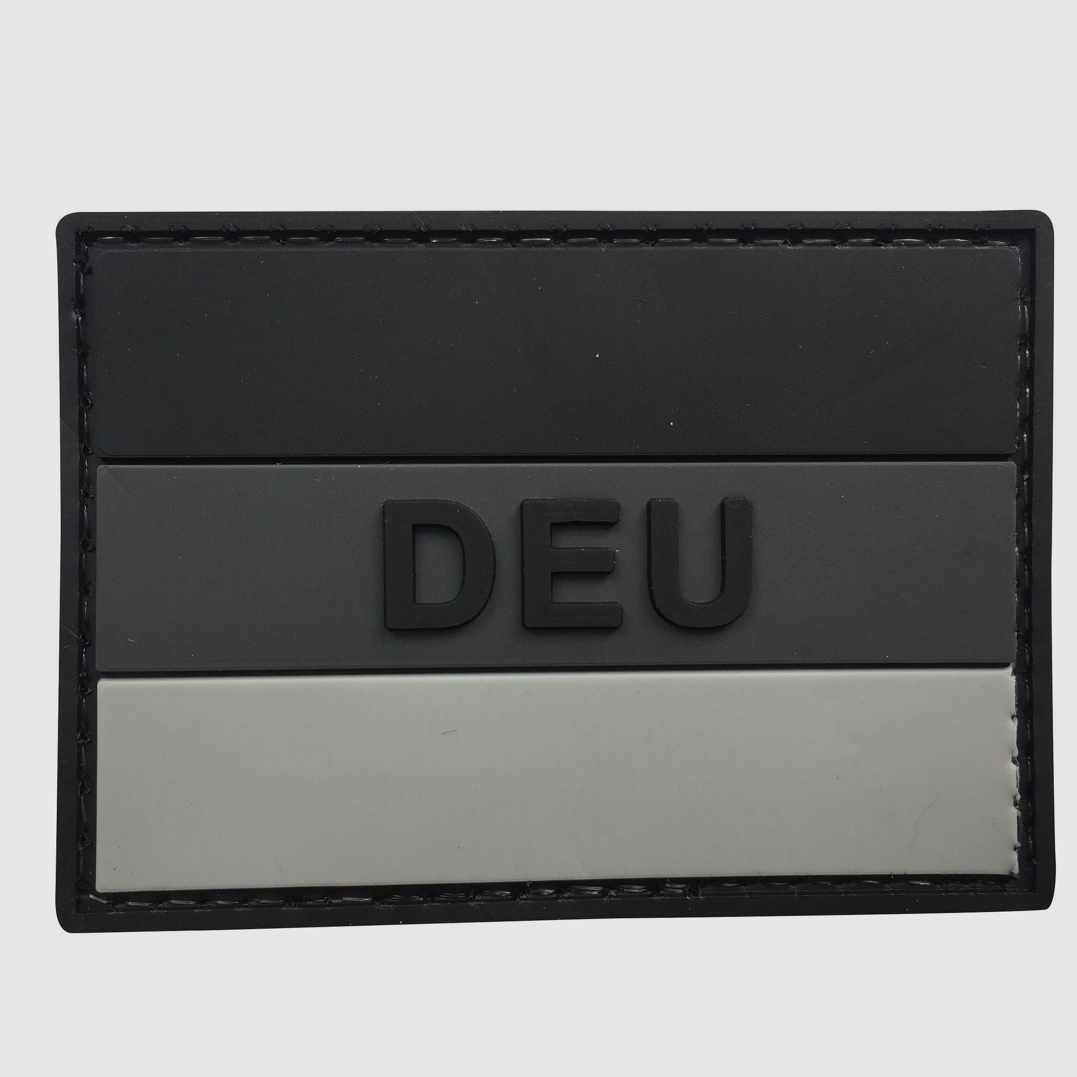 3D Patch Deutschland Schwarz/Weiß
