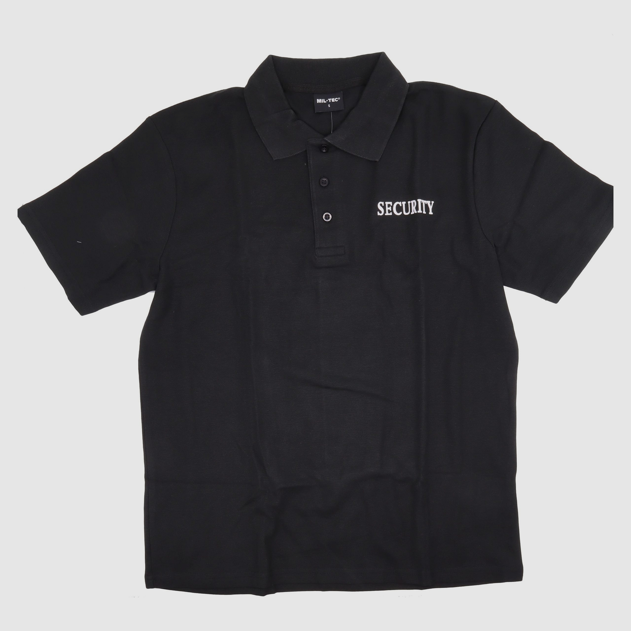 Security Poloshirt Schwarz - L