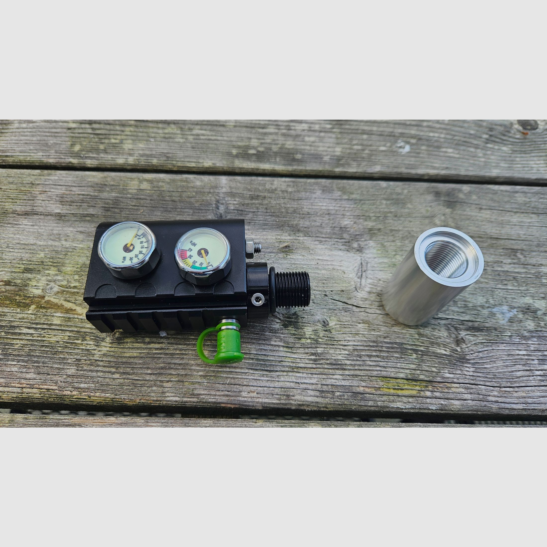 Snowpeak/AirmaX PP750 - Z Valve Ventil PCP Regolatore per il collegamento di bombole ad aria compressa