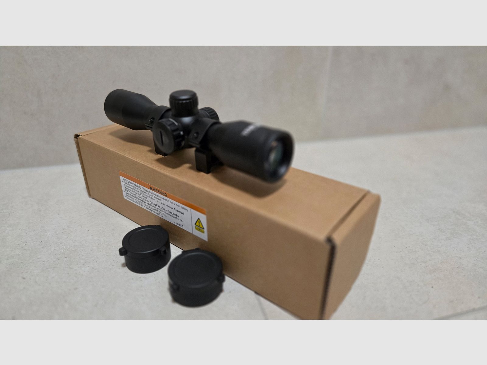 TenPoint Pro-View 400 Optik 4x Vergrößerung beleuchtet 22mm Weaver oder Picatinny- NEU & OVP