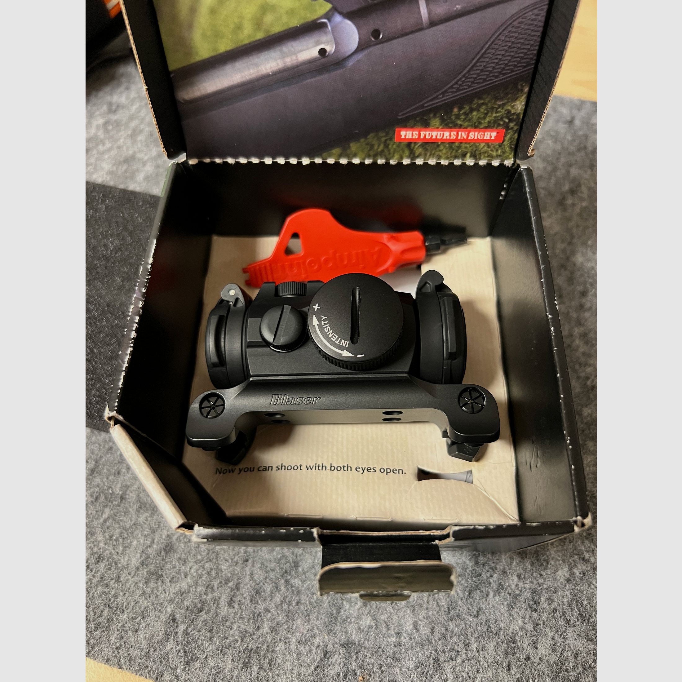 Aimpoint Micro H-2 2 MOA - Mirino a punto rosso con montaggio a sella Blaser