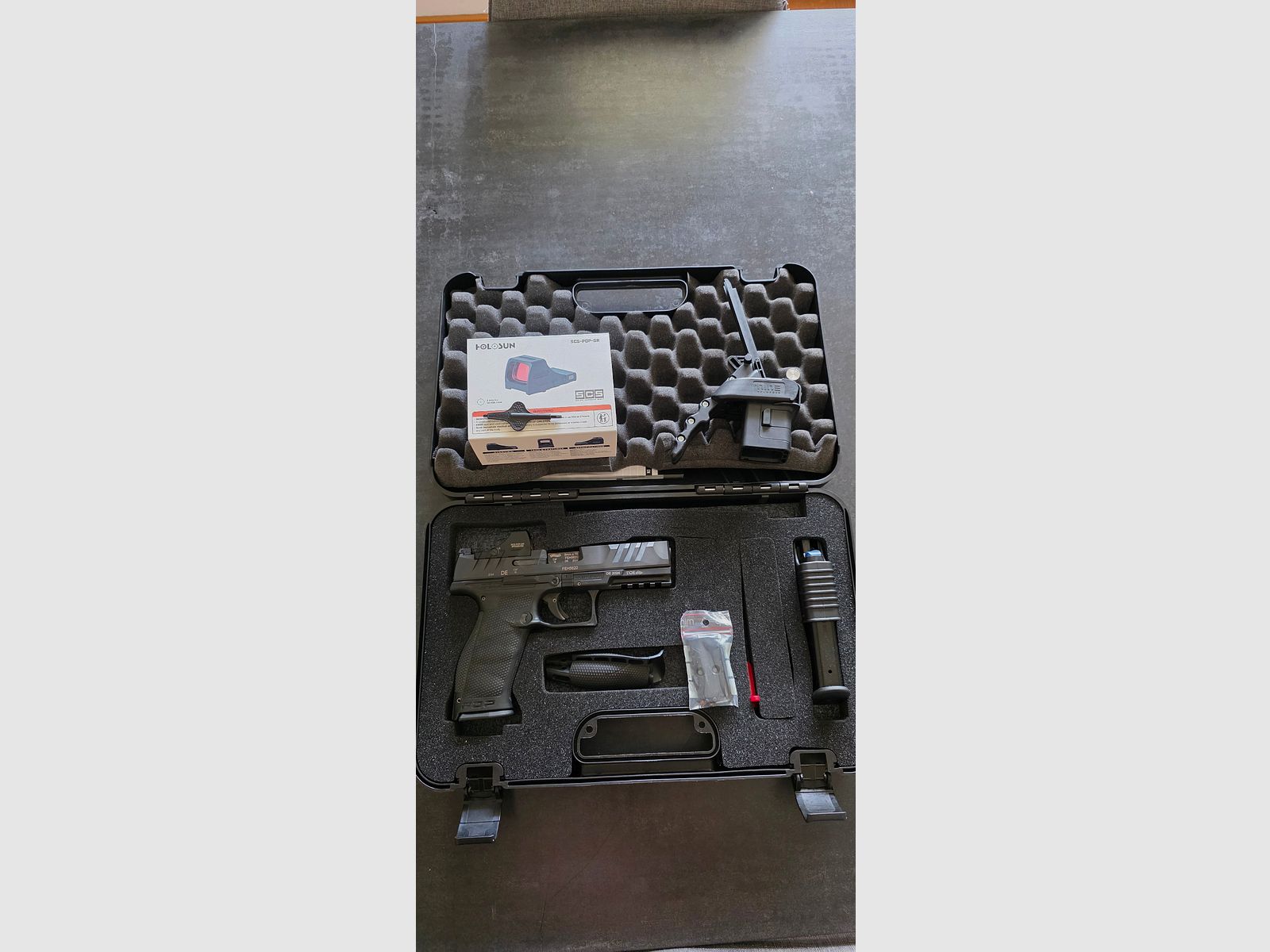 Walther PDP w tym Holosun SCS GR