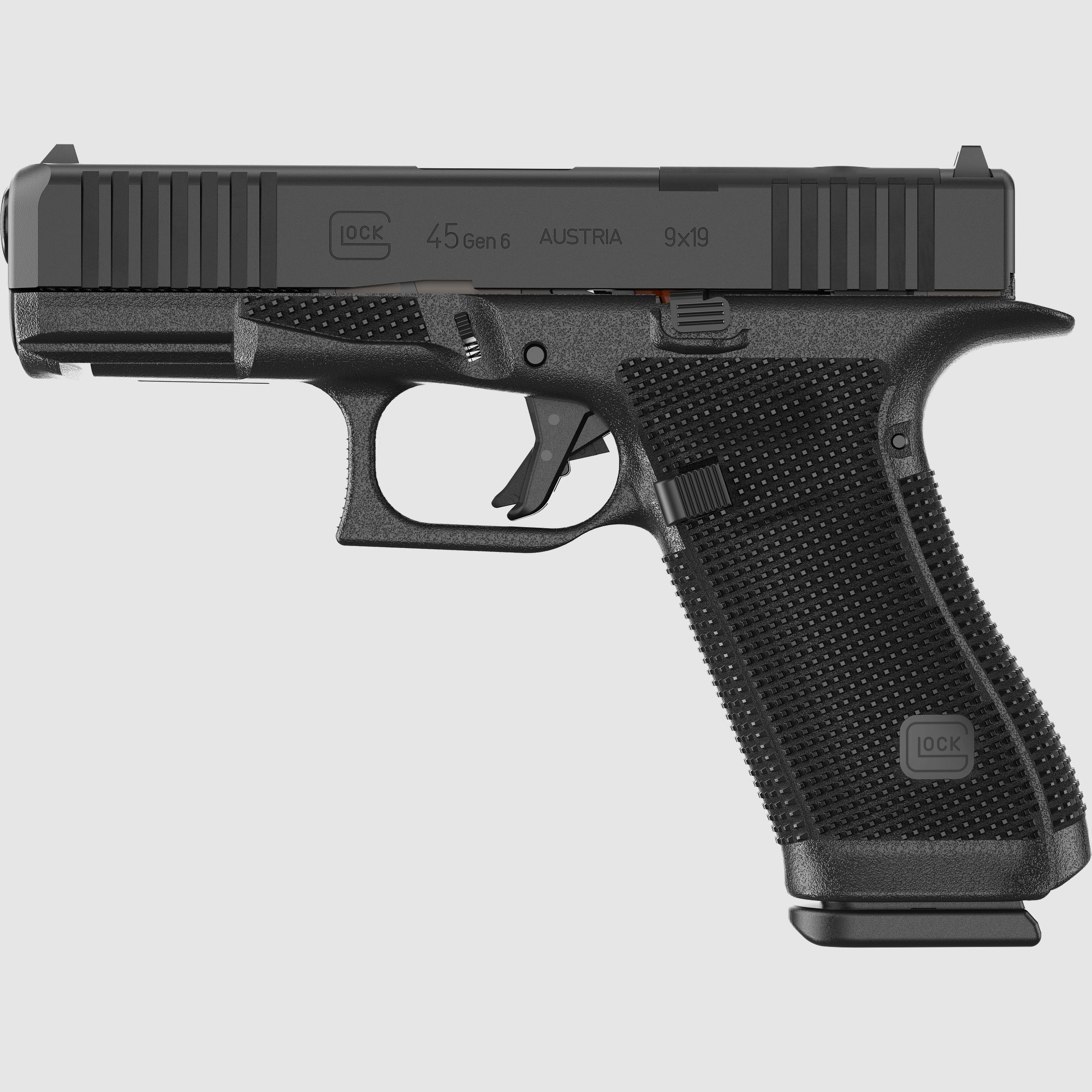 Pistola Glock G45 Gen6 OR FS 9mm Luger 4.02" / 102 mm 17+1, crossover compacto