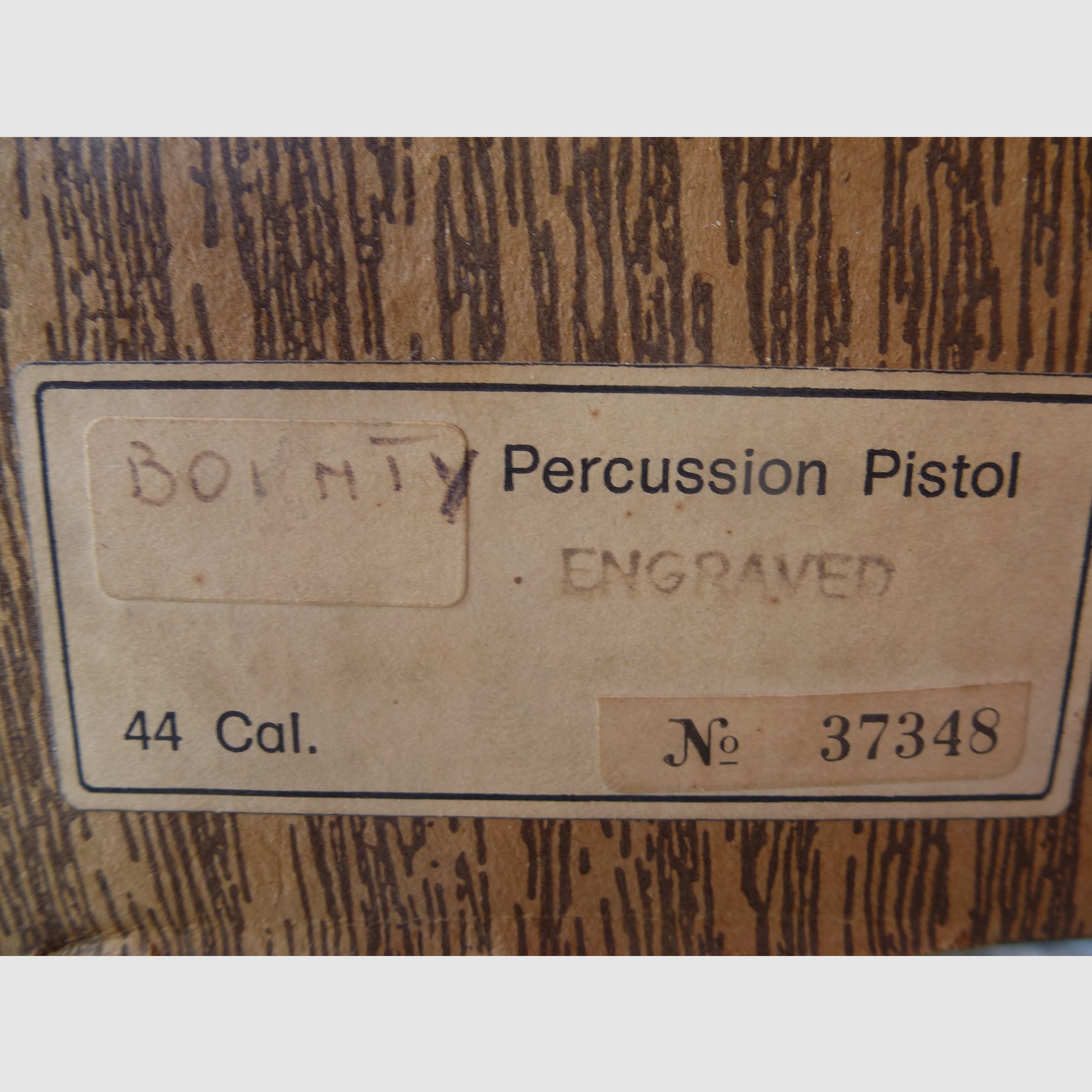 Bounty percussion pistol - Petersoli replica