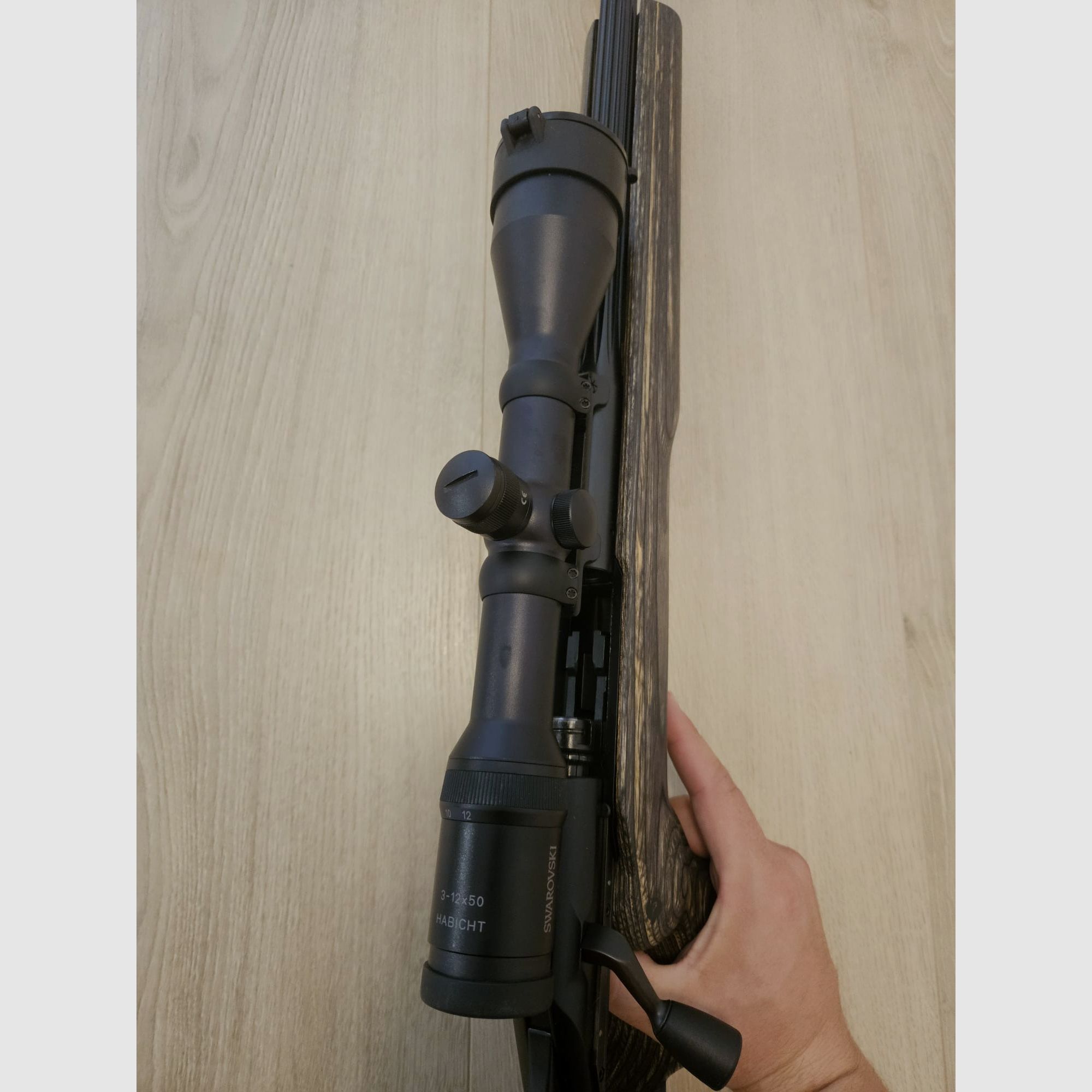 Swarovski Zielfernrohr 3-12x50 Habicht mit Leuchtabsehen