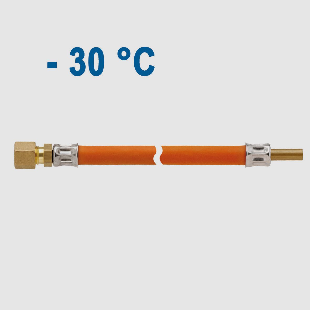 Mitteldruck-Schlauchleitung MS 10 bar, RVS 8 x RST 8, 400 mm, Bild 2 von 5