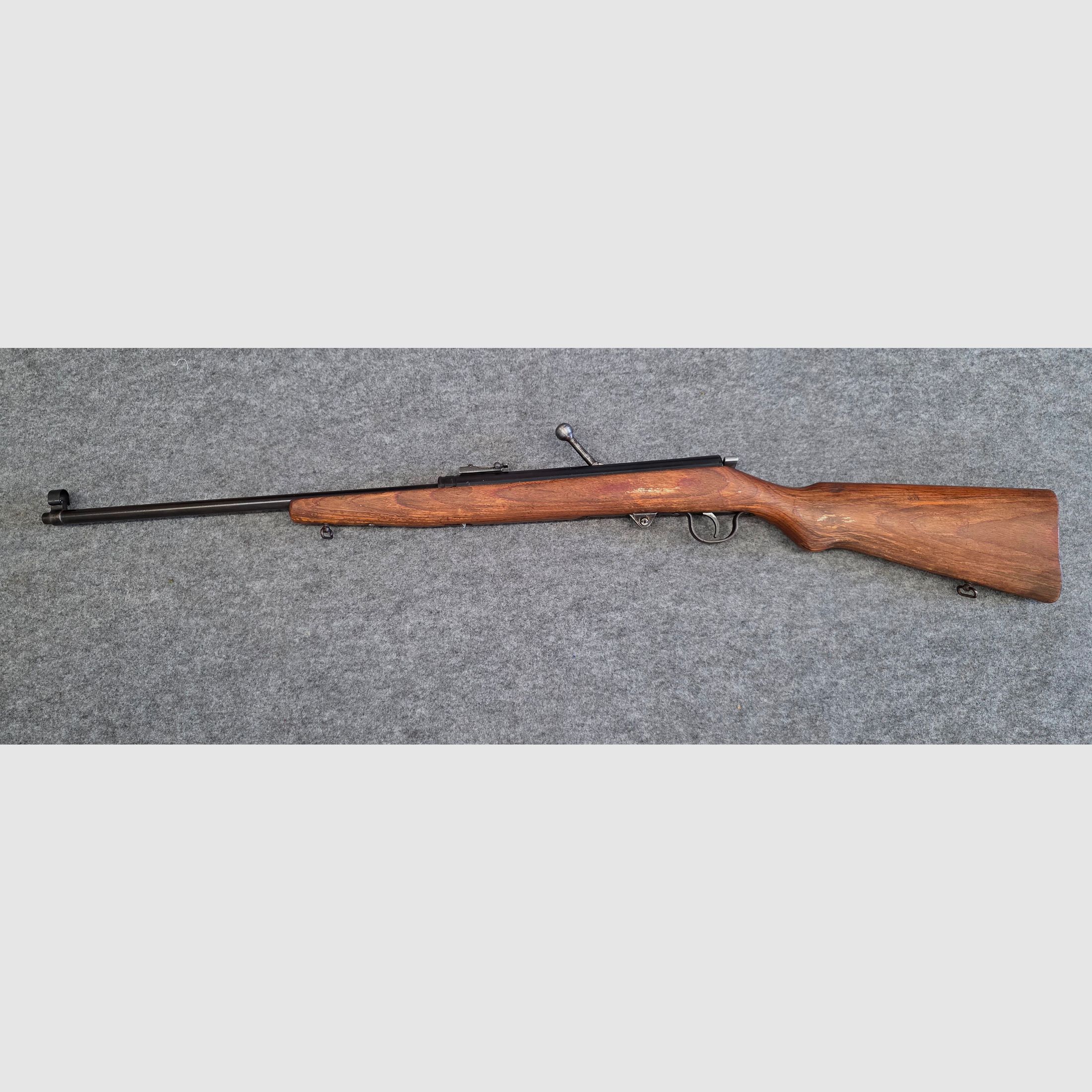 Haenel Mod. 49a z kolbą z drewna warstwowego z 1957 roku w dobrym stanie, samopowtarzalny, nie 310