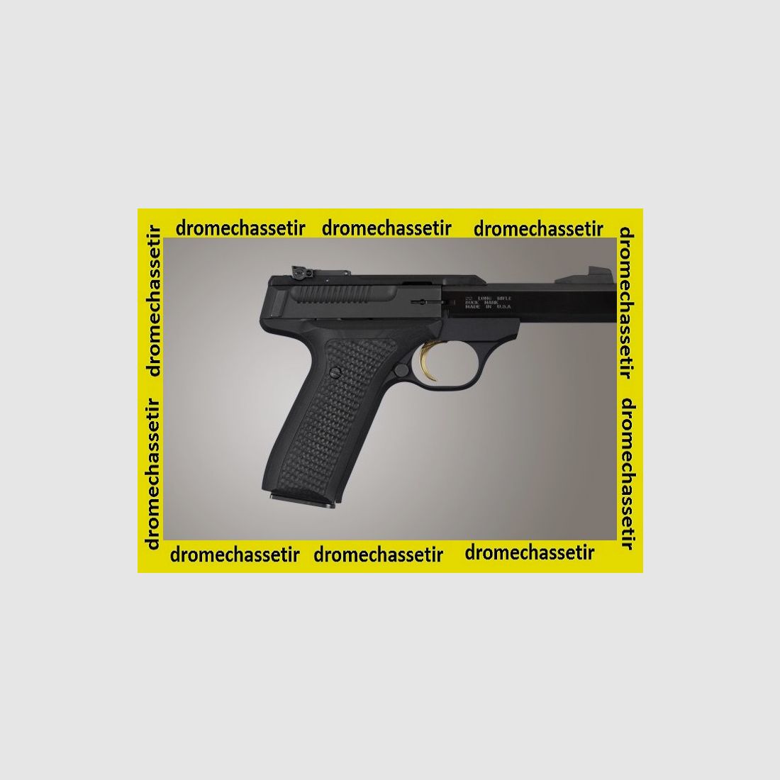 Plaquettes Hogue pour Browning Buckmark, en G10, Noir, image 1 sur 2