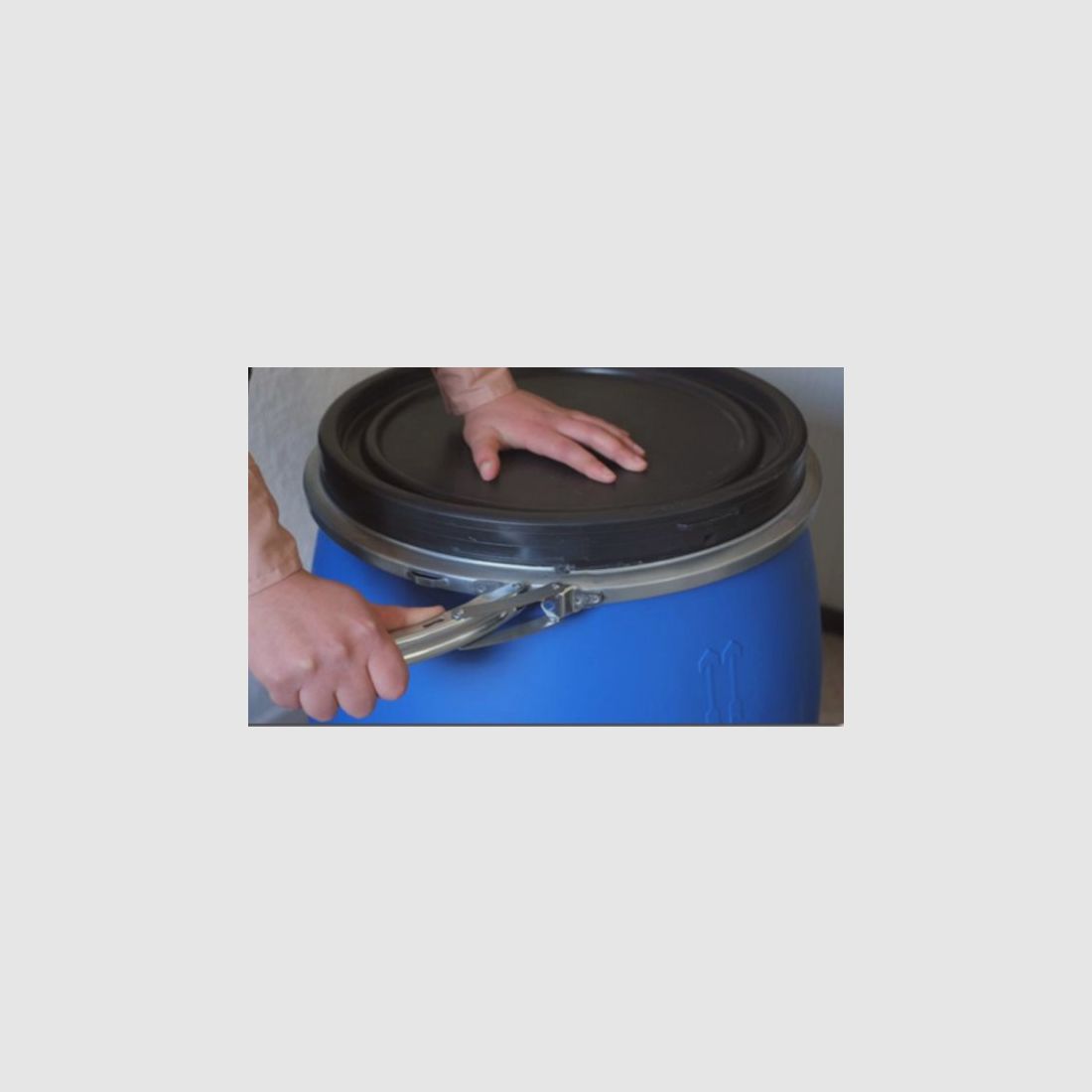 Spannringe für Kunststofffässer 60L