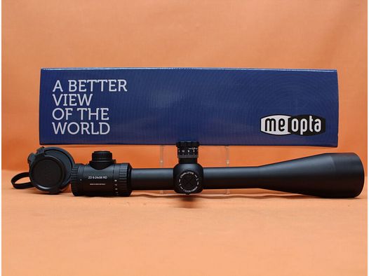 Meopta Meopta ZD lunette de tir 6-24x56 RD MOA MilDot2 réticule lumineux (2.BE) 1/4MOA Click, tube central de 30mm