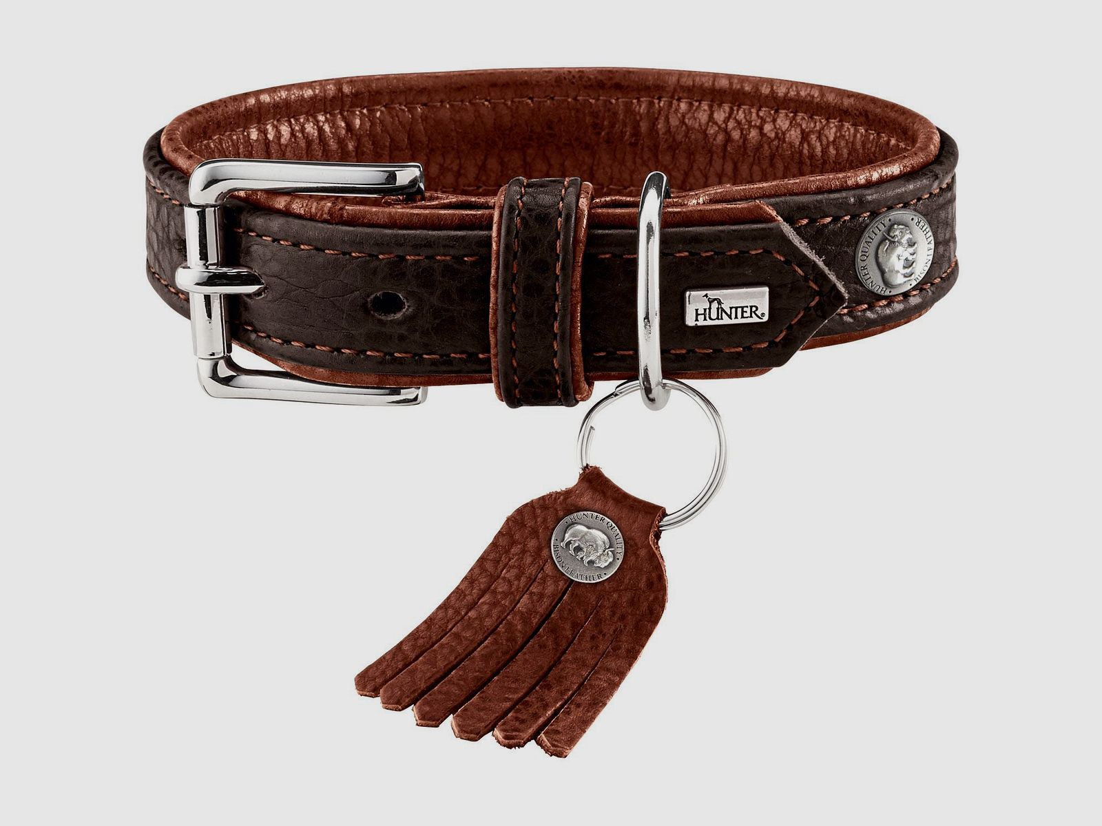 Hunter Halsband Cody aus Bisonleder