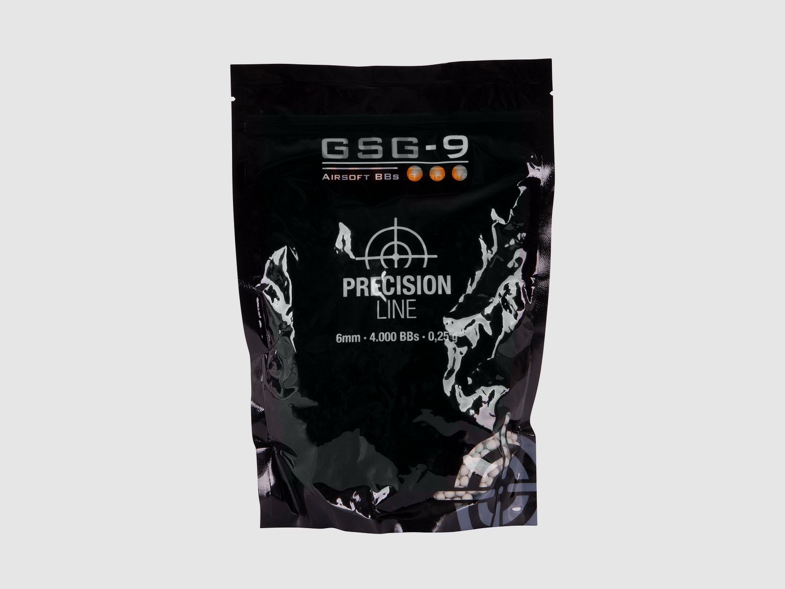 GSG-9 Precision Line 6mm BBs Weiß 0,25 g 4.000 Stück