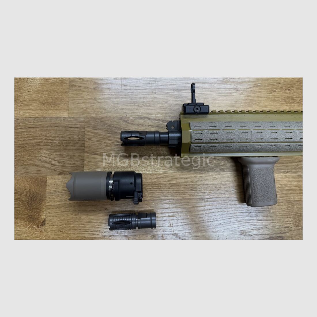 sportlich zugelassen! H&K MR223 A3 11" Lauf - SPORT - sandfarben halbautom. Büchse .223Rem - Heckler & Koch - viel Zubehör in BKA Beurteilung zugelassen! zivile Version H&K 416 G95