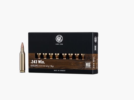 RWS .243 Win. Kegelspitz 6,2g 96grs