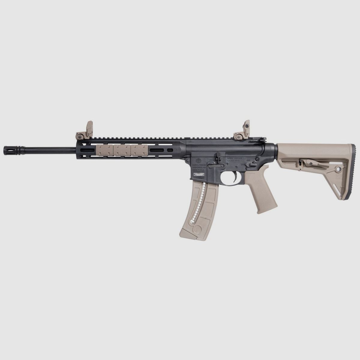 Semi-automatisch geweer Smith & Wesson M&P15-22 Sport MOE SL – zand, afbeelding 2 van 10
