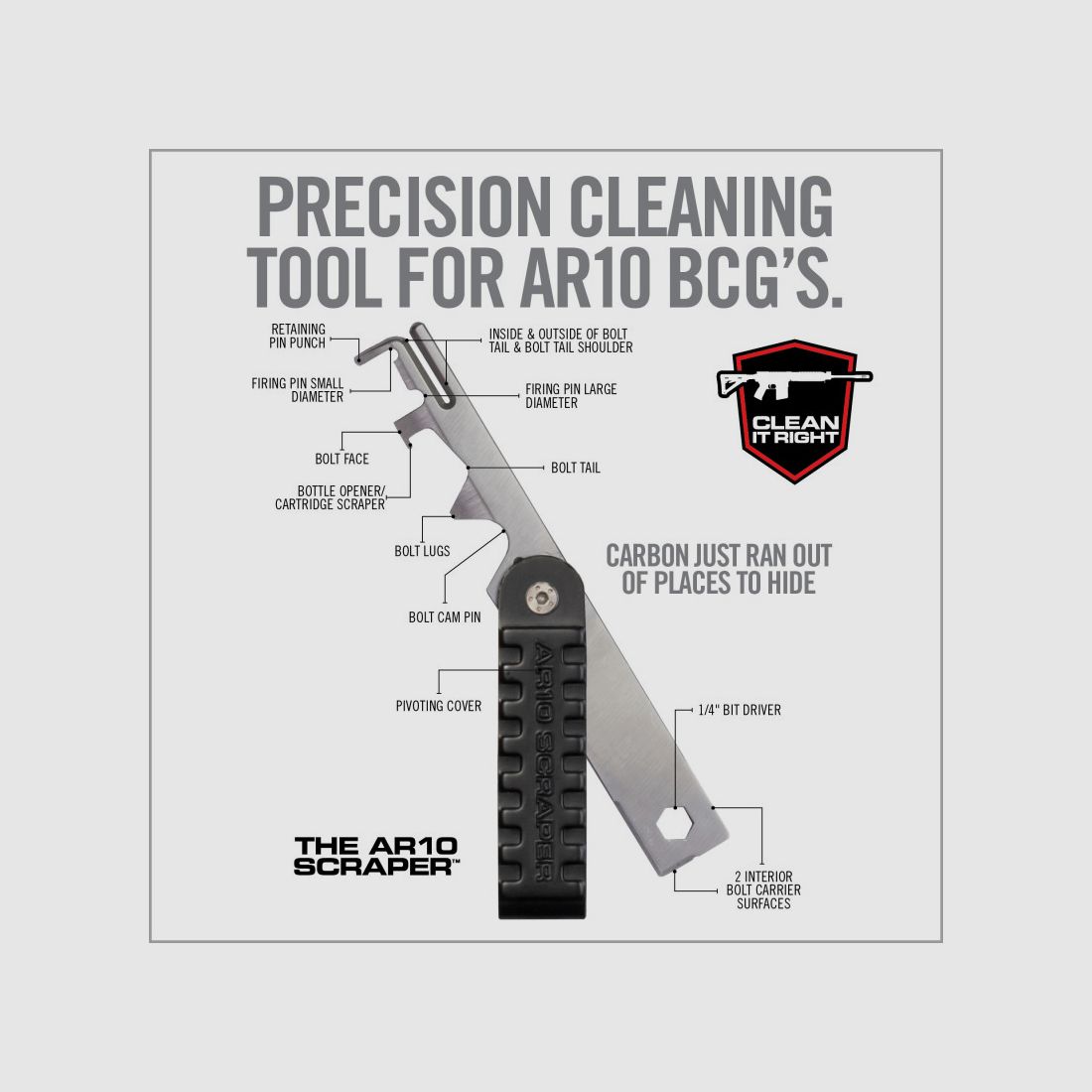 REAL AVID AR-10 CARBON SCRAPER TOOL, Bild 3 von 7