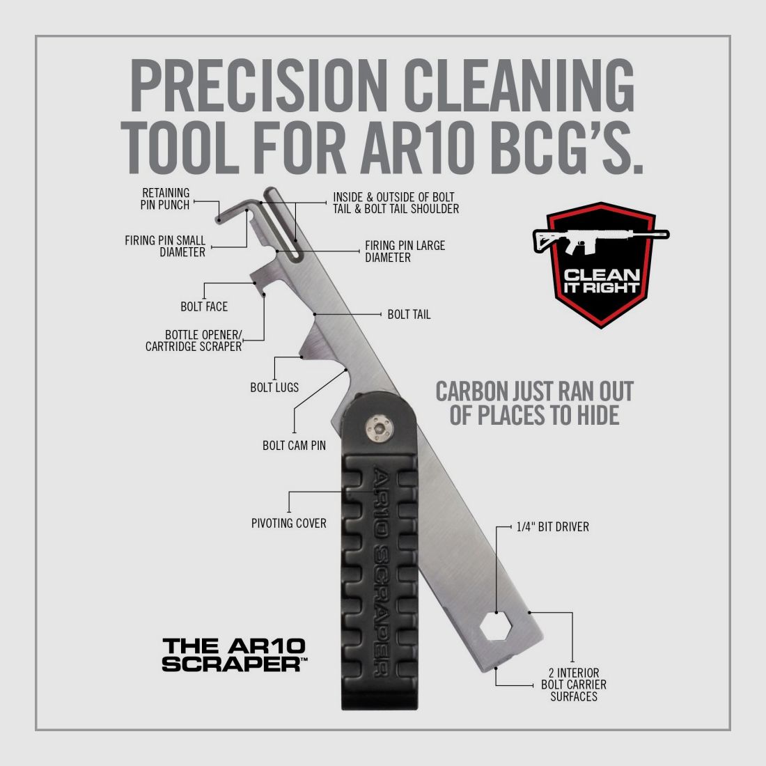 REAL AVID AR-10 CARBON SCRAPER TOOL, Bild 3 von 7