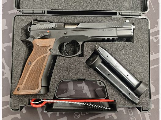 Pro-Tuning CZ 75 SP-01 Taipan 6 Zoll Sportpistole / Matchpistole Kaliber 9mm Luger SAO-Abzug