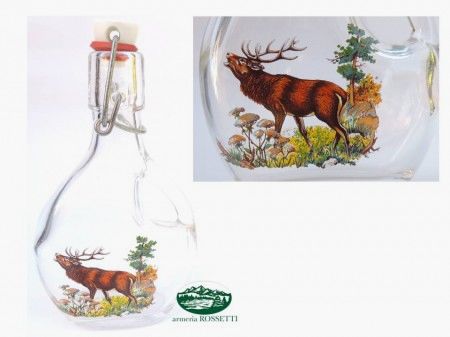 MILSPEC Glasflasche mit großem Hirsch