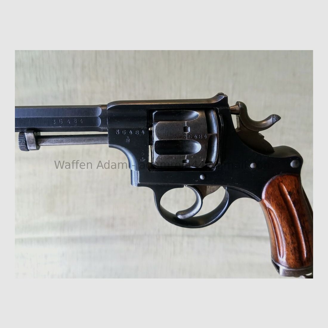 W+F, Eidgenössische Waffenfabrik Bern Revolver 1882 Schweizer Armee