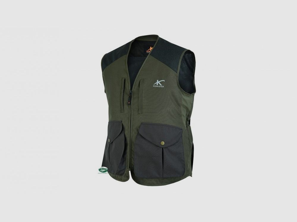 KONUSTEX Gilet NOTABLE verde