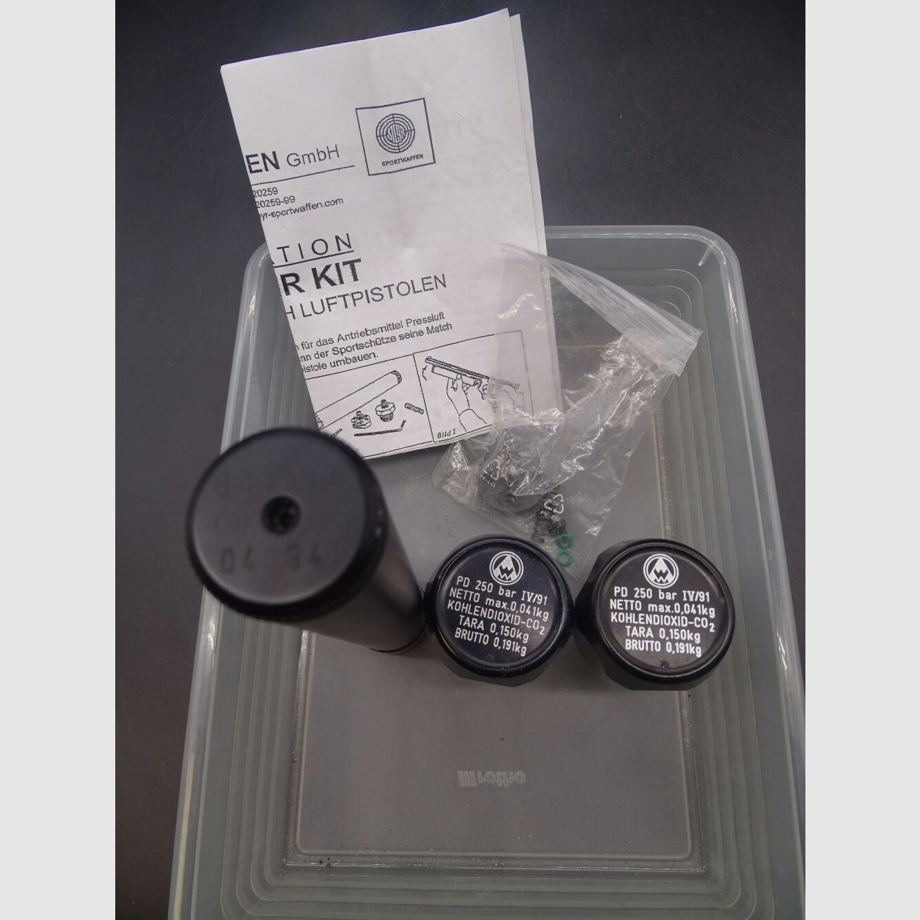 Feinwerkbau Steyr Co2 Kartuschen 3 Stück