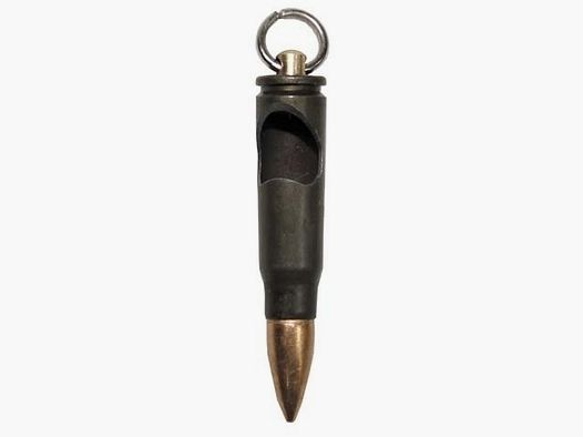 Anhnger-Patrone, "AK-47", Messing, mit Flaschenffner