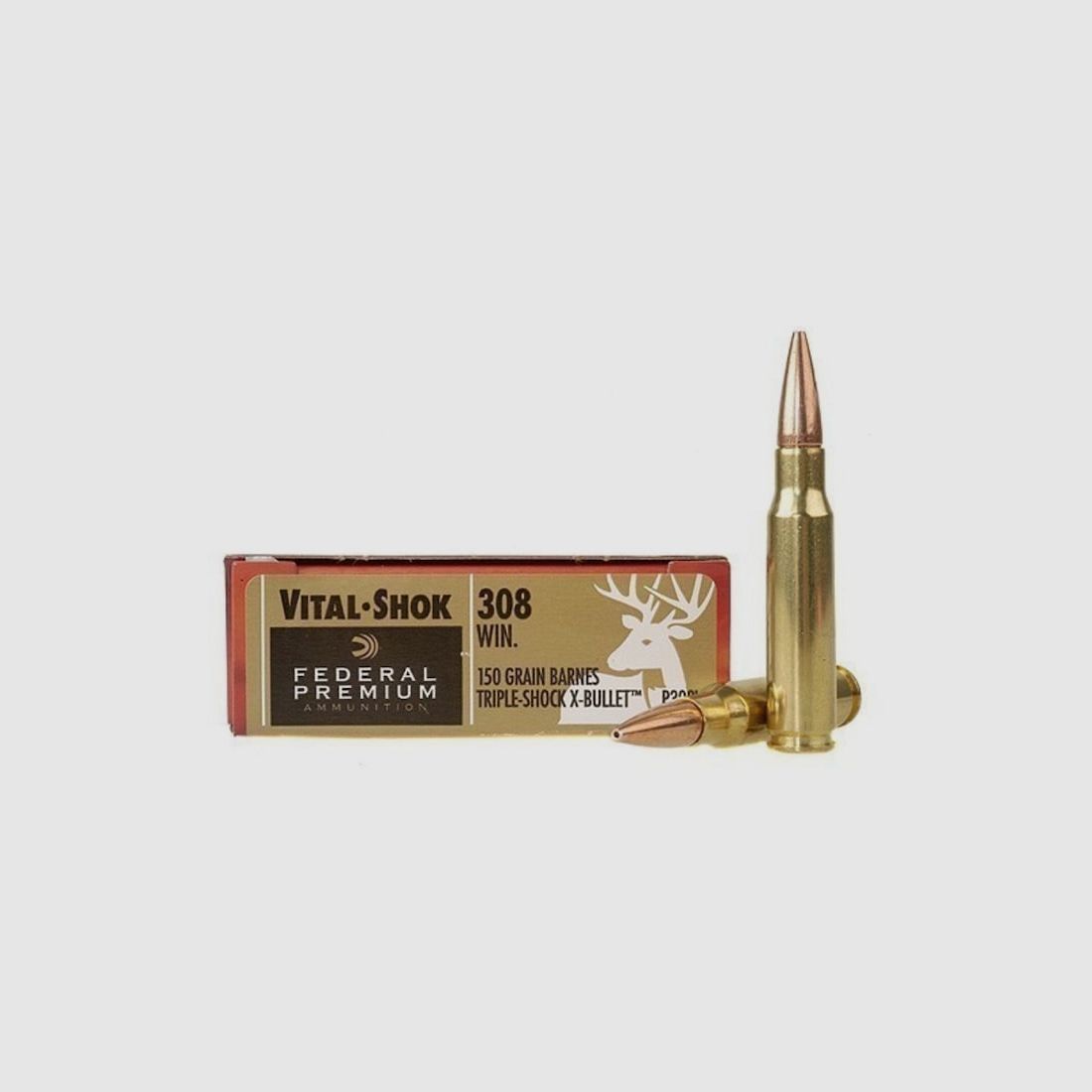 Federal Premium Barnes TSX .308 Win. 150GR HP 20 cartridges