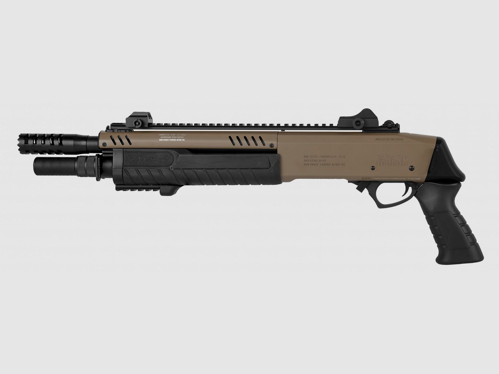 FABARM STF12 Short FDE 6mm - Airsoft Gas Non BlowBack