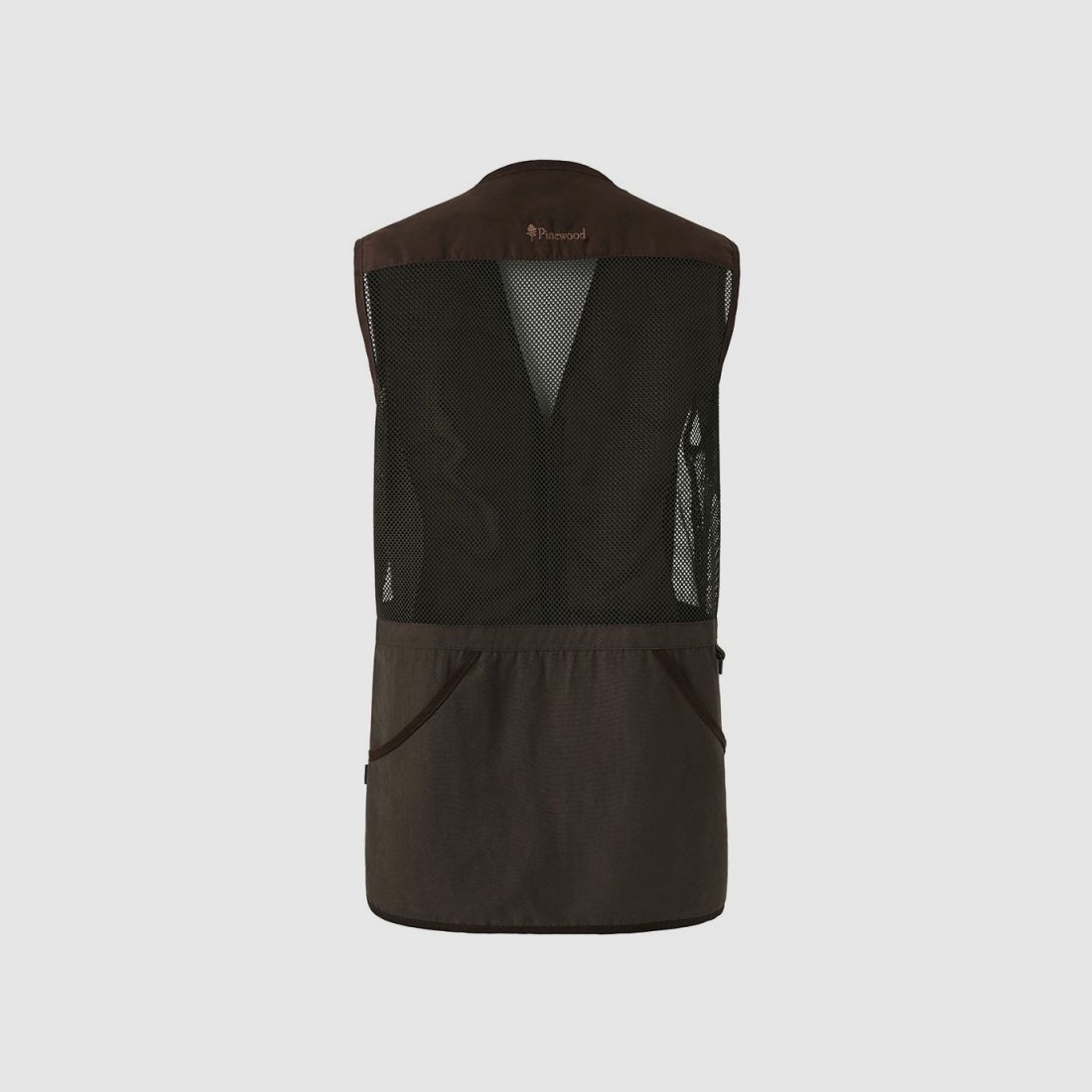 KAMIZELKA STRZELECKA MĘSKA PINEWOOD SHOOTING VEST SUEDE BROWN, zdjęcie 2 z 2