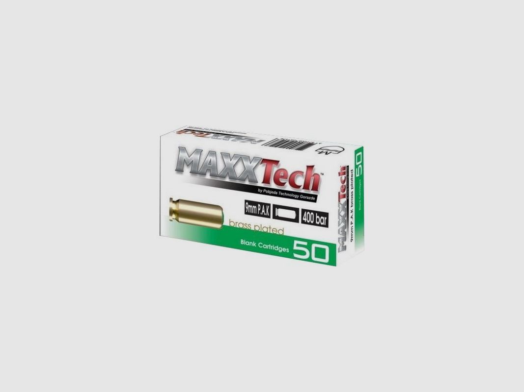 MAXXTECH 9MM PAK A BLANC