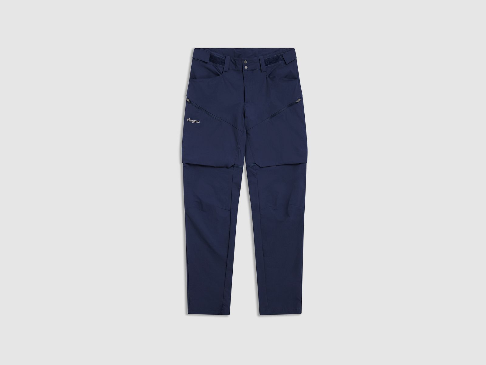 Bergans Convertible Zip-Off Softshell Pants Women Navy Blue 42