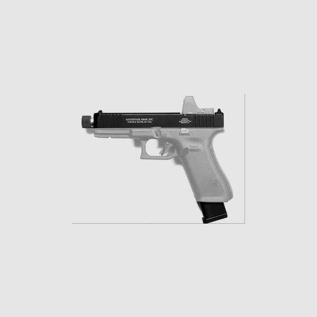 Kit di conversione per pistola Advantage Arms per Glock 17/34 Gen4/Gen5 .22lr MOS e filettatura