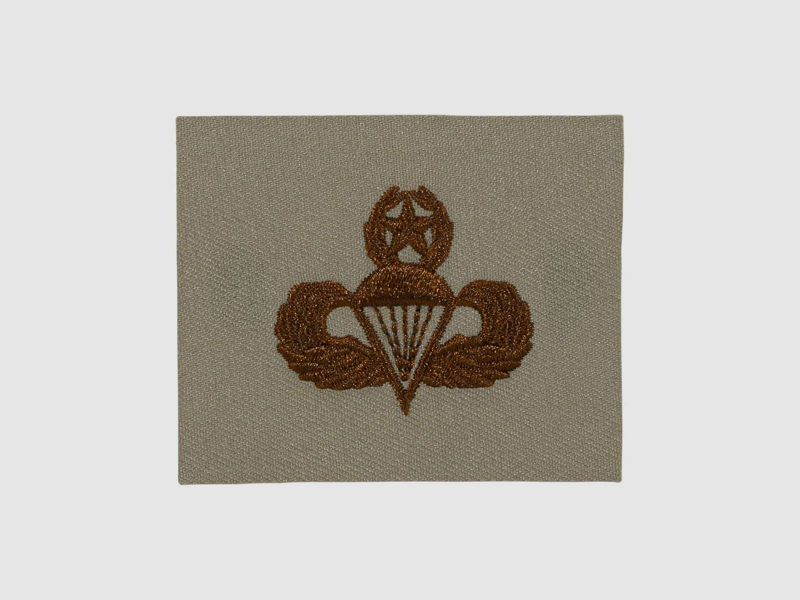 Unbekannt Abzeichen US Master Parachutist Textil desert