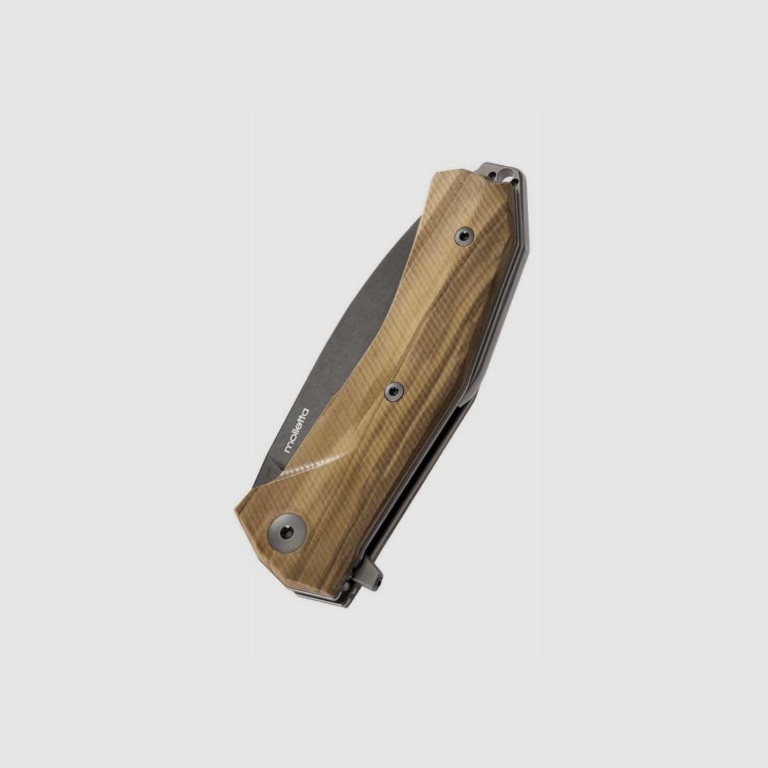 Lionsteel KUR Taschenmesser, Olive, schwarz, Sleipner