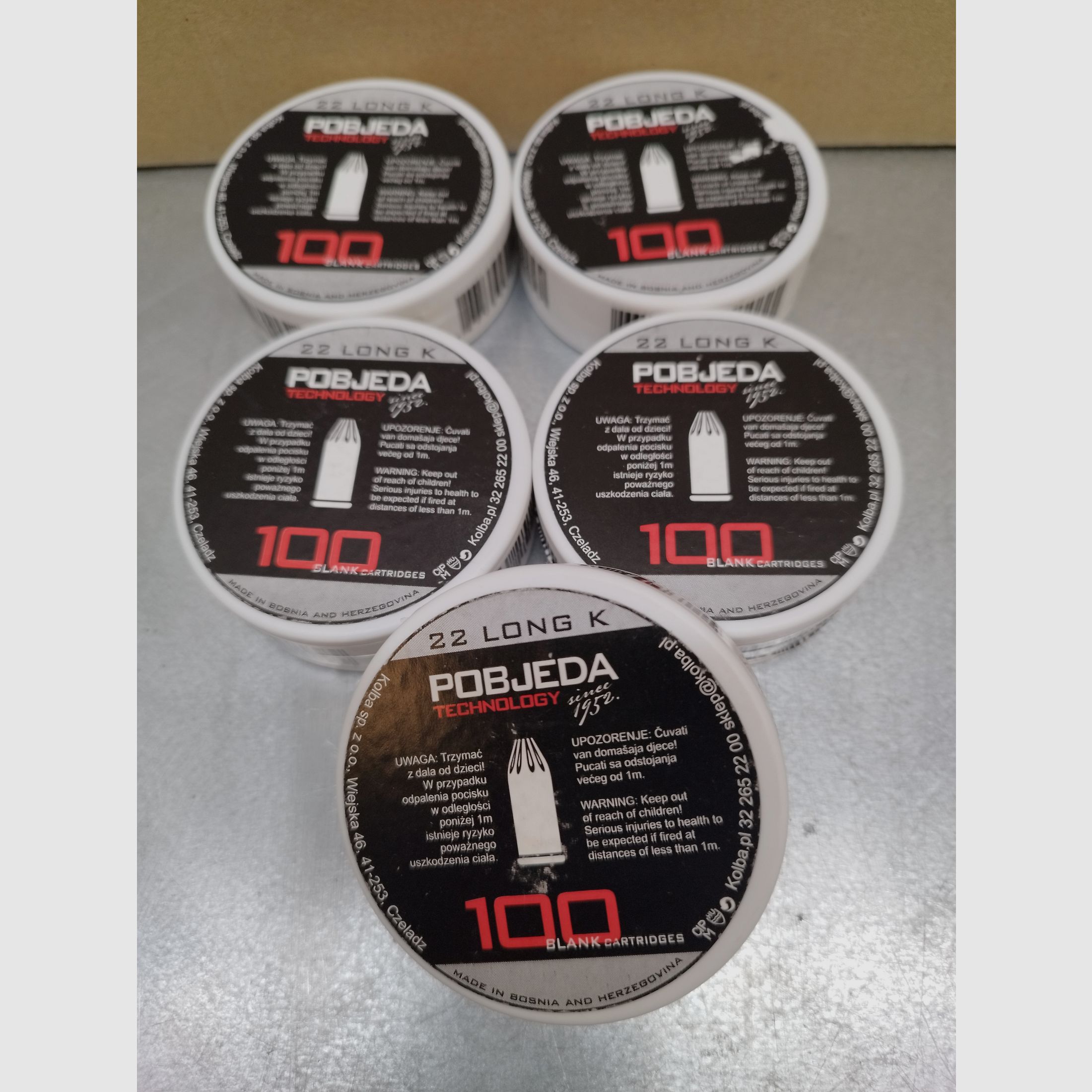 Pobjeda Technology 22 Lang Knall 500 colpi .. !!!Nuovo!!!