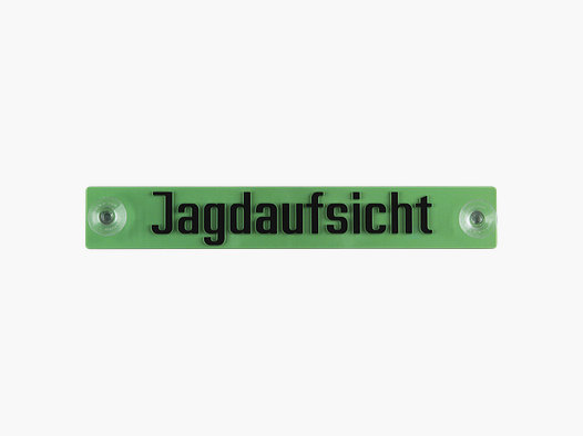 Panneau pour voiture Jagdaufsicht