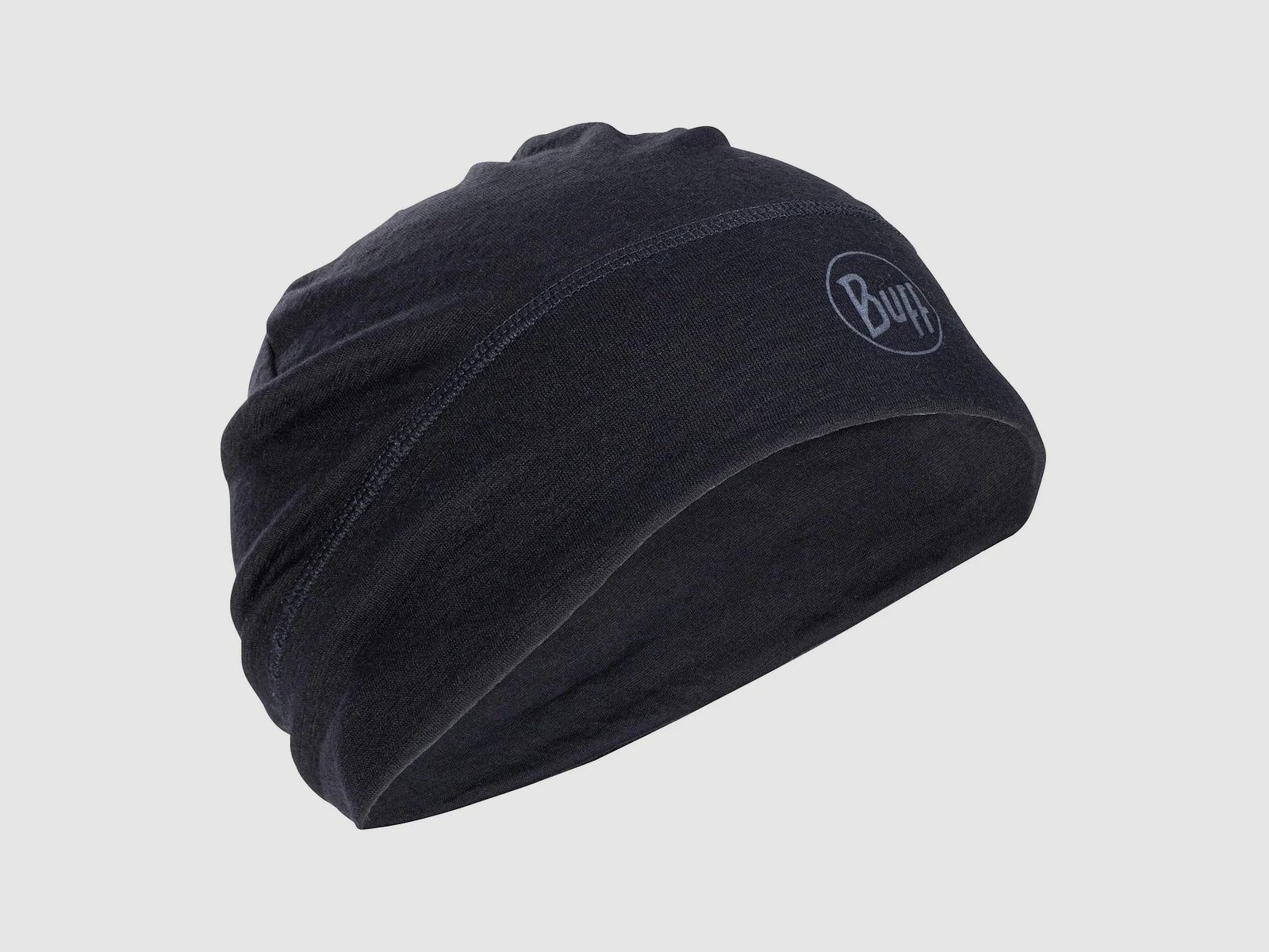 Buff Buff Mütze Merino Lightweight solid black