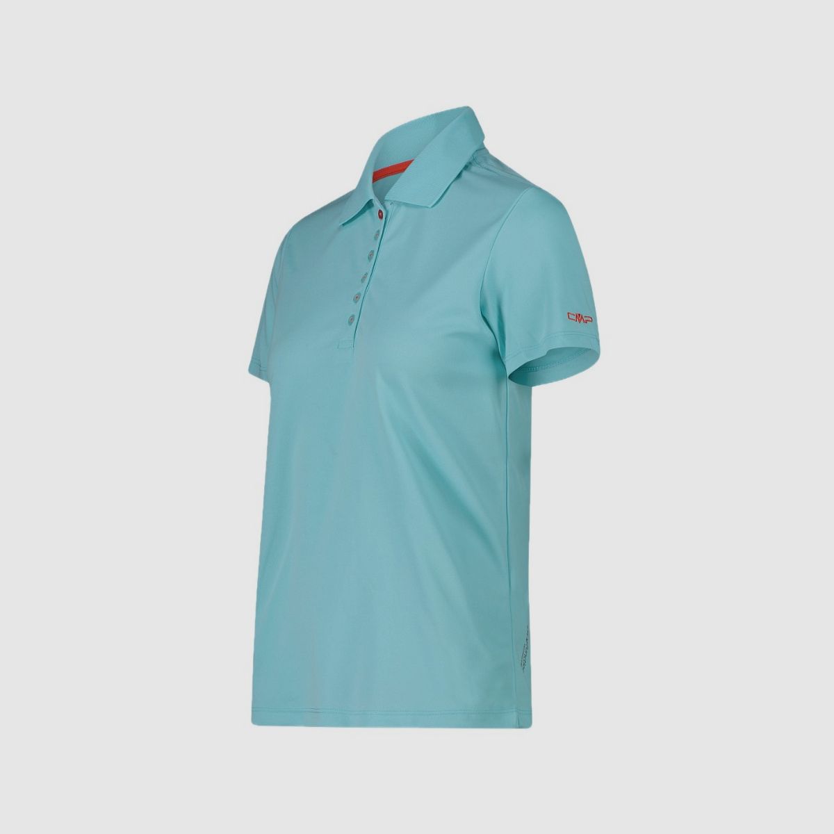 CMP Einfarbiges Pique-Poloshirt Bluepink