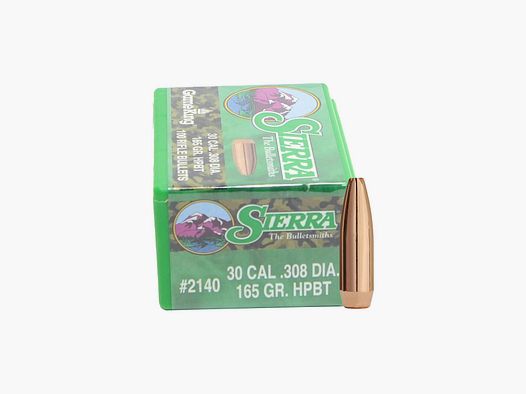 Sierra Bullets .30 / 308 165 gr HPBT Gameking 2140 100 pcs