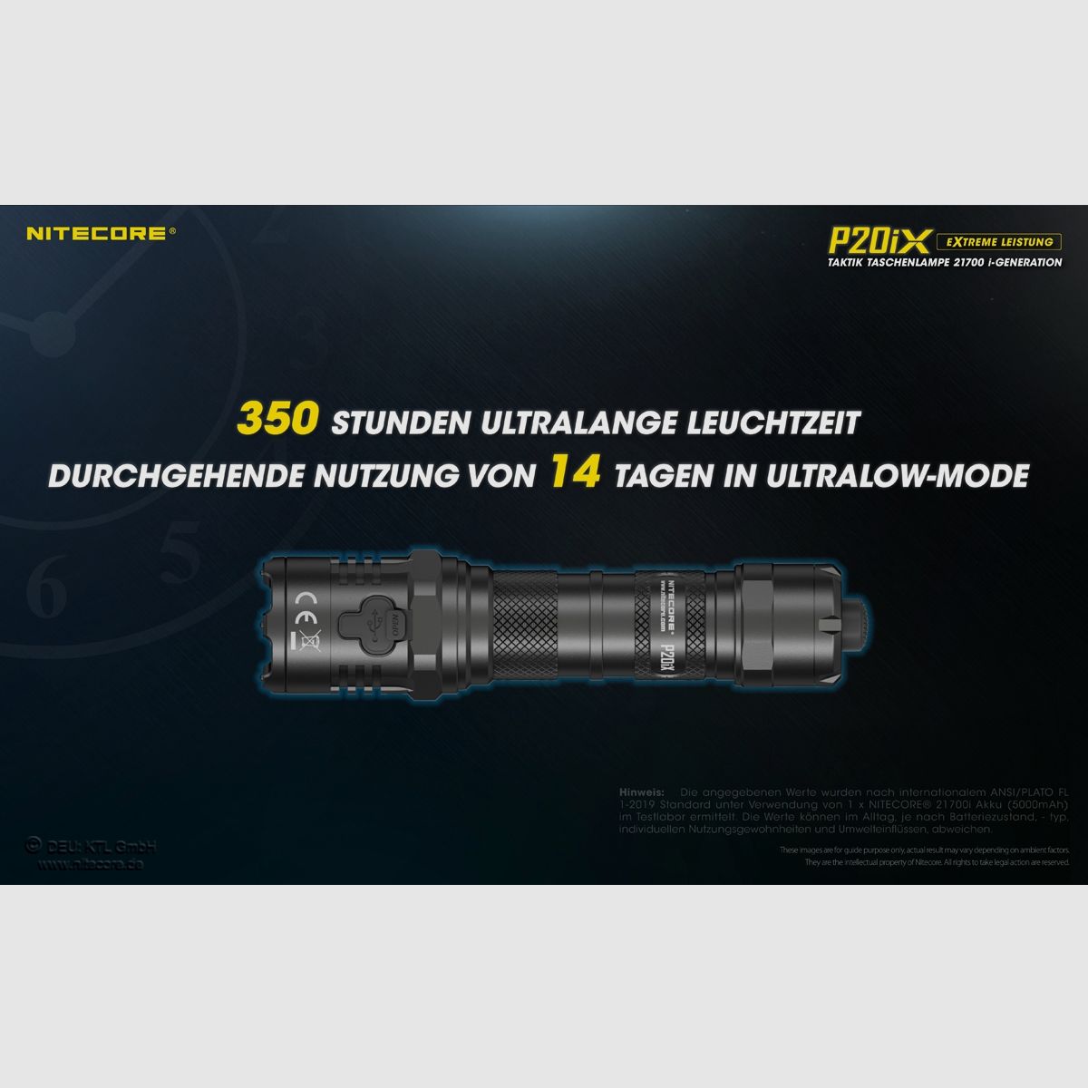 Nitecore P20iX - 4000 lumens, image 11 sur 13